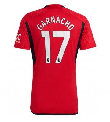Manchester United Alejandro Garnacho #17 Replika Hjemmebanetrøje 2023-24 Kortærmet